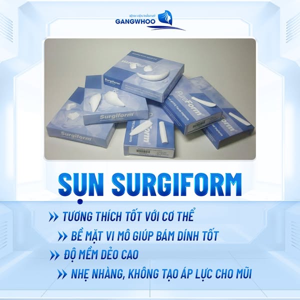 Chất liệu sụn nâng mũi quyết định đến thời gian ổn định