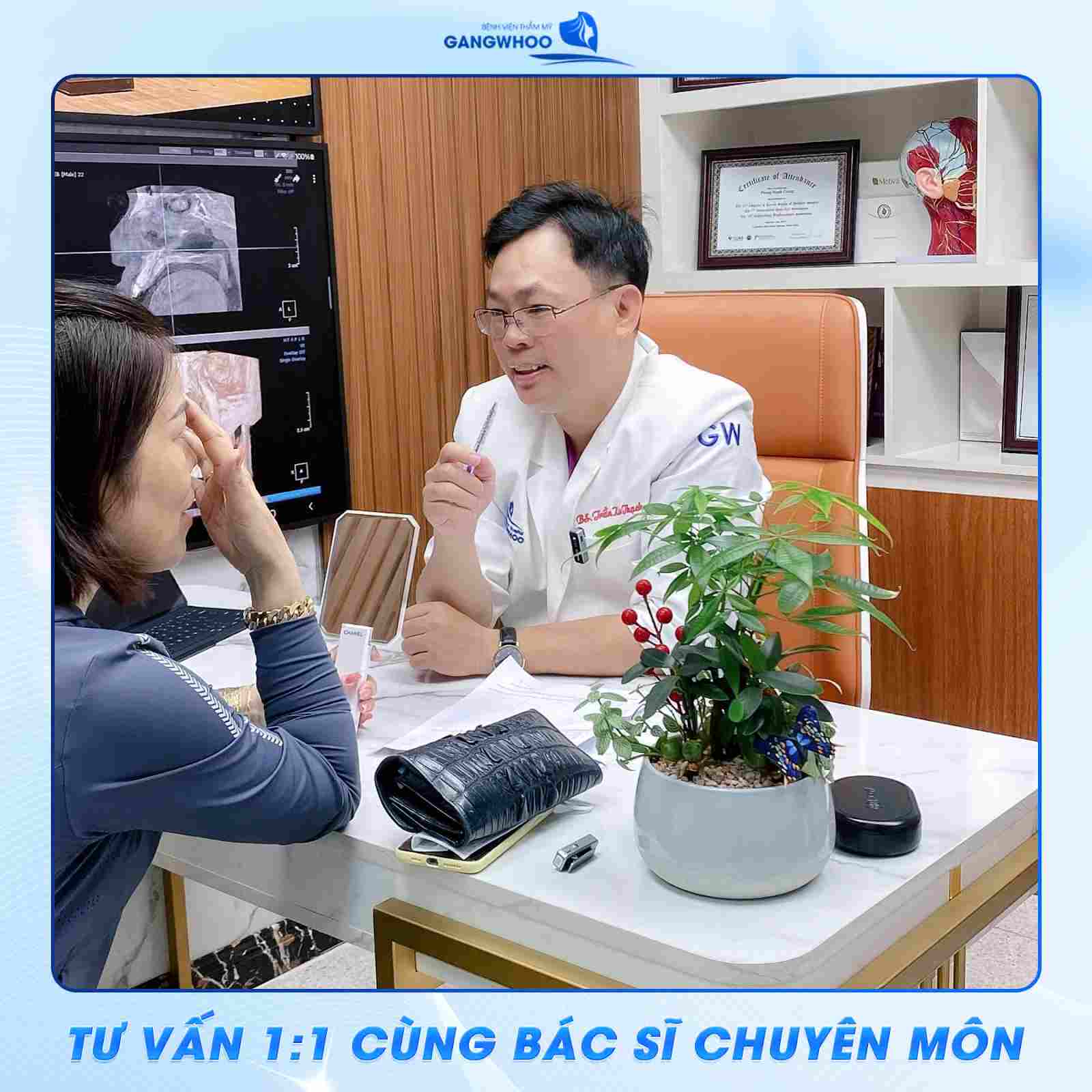 Tiếp đón & tư vấn ban đầu với Bác Sĩ 