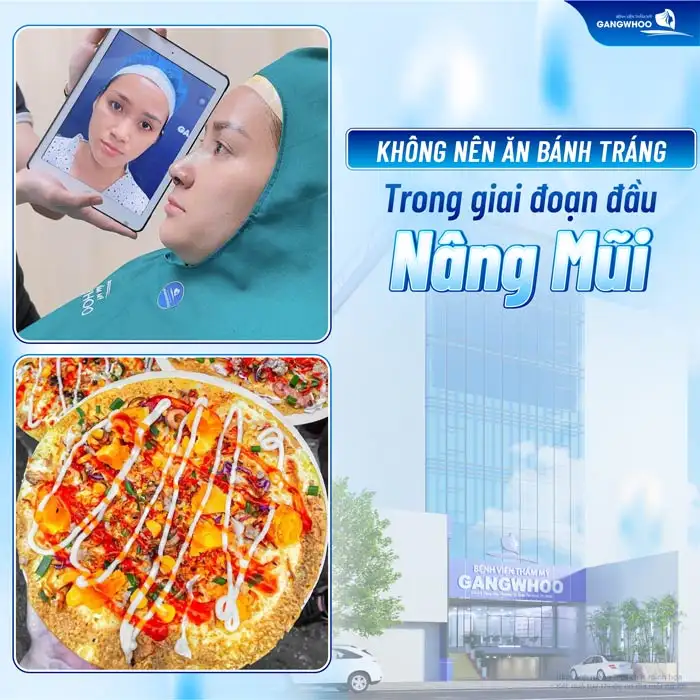 Nâng mũi ăn bánh tráng được không? Có ảnh hưởng gì không?