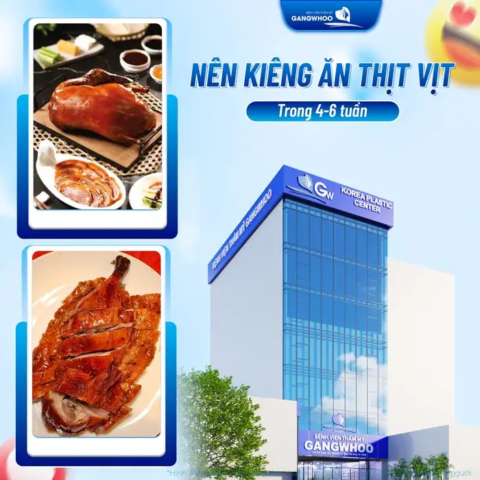 Nâng mũi có được ăn thịt vịt không? Có cần phải kiêng không? 2 Nâng mũi có được ăn thịt vịt không? Có cần phải kiêng không?