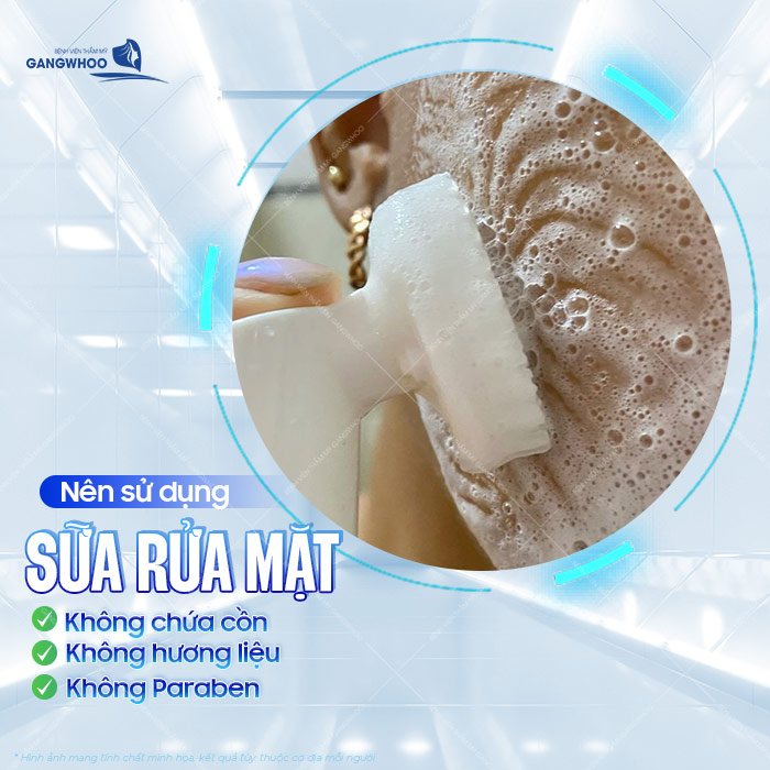 Nâng mũi bao lâu thì được dùng sữa rửa mặt? Nên chọn sản phẩm như thế nào?