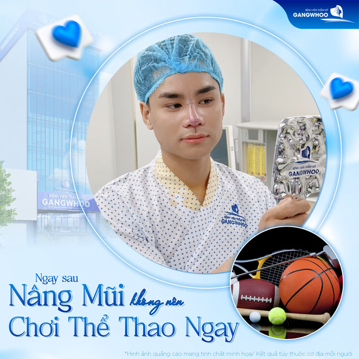 Nâng mũi có chơi thể thao được không? Sau bao lâu mới được chơi thể thao