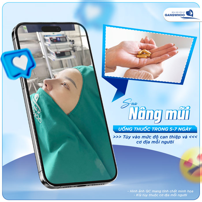 Sau khi nâng mũi nên uống thuốc gì để hỗ trợ hồi phục nhanh?