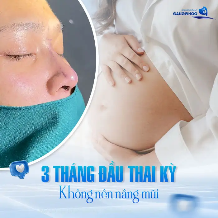Có bầu đi nâng mũi được không? Có ảnh hưởng đến thai nhi không?