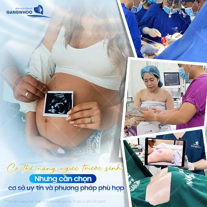 Có nên nâng ngực trước khi sinh con không? Có ảnh hưởng gì không?