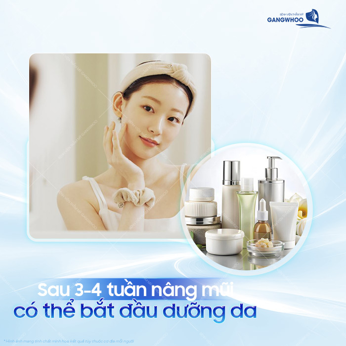 Nâng mũi bao lâu được dưỡng da? Các bước dưỡng da đúng cách sau nâng mũi