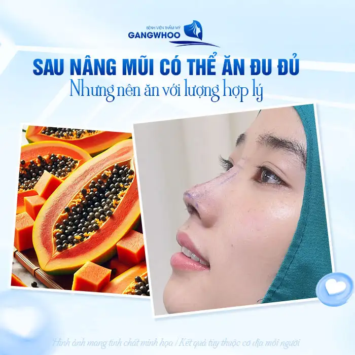 Nâng mũi có được ăn đu đủ không? Nên bổ sung các loại trái cây nào? 1 Nâng mũi có được ăn đu đủ không? Nên bổ sung các loại trái cây nào?