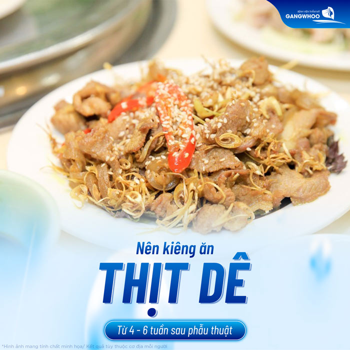 Nâng mũi có ăn thịt dê được không? Có cần lưu ý gì không?