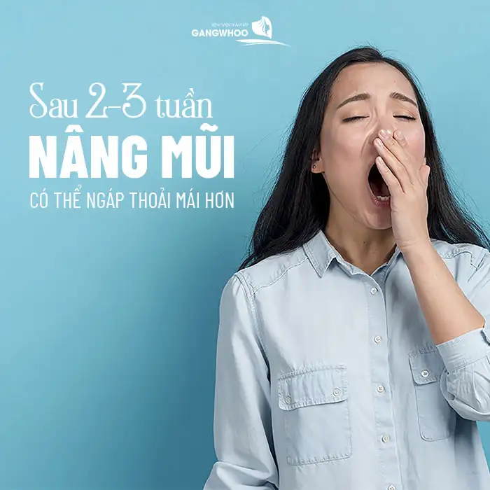 Nâng mũi có được ngáp không? Có ảnh hưởng đến dáng mũi không?