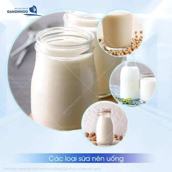 Nâng mũi có uống sữa được không? Các loại sữa nên bổ sung