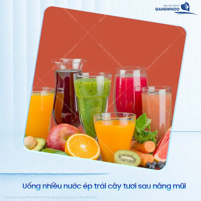 Nâng mũi uống nước ngọt được không? Có ảnh hưởng gì không?