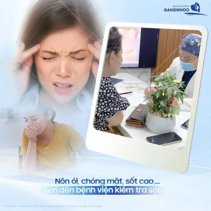 Nâng mũi xong buồn nôn nguyên nhân do đâu? Có phải biến chứng không?