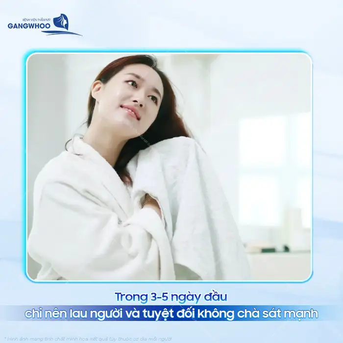 Nâng ngực bao lâu được tắm? Những lưu ý khi chăm sóc ngực sau nâng