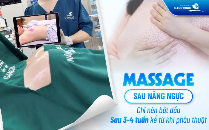 Sau nâng ngực bao lâu thì massage? Cần lưu ý gì khi massage