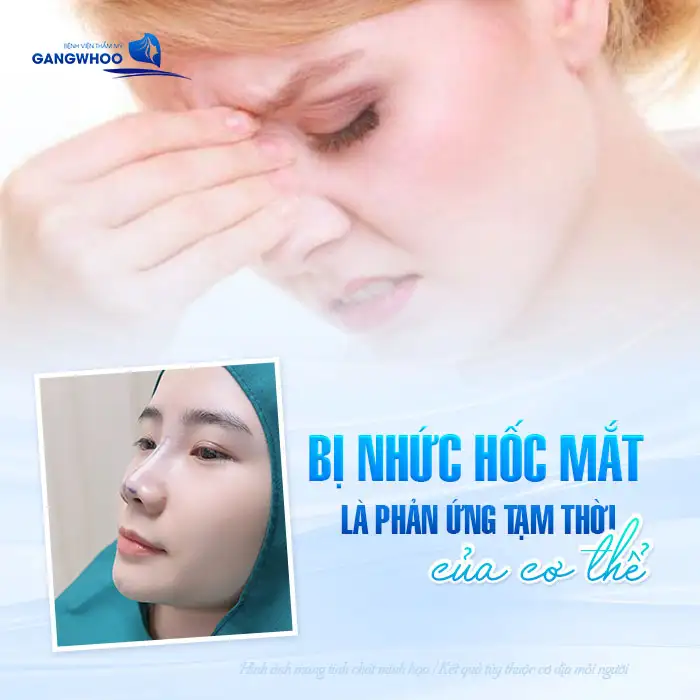 Bị nhức hốc mắt khi nâng mũi nguyên nhân là gì? Có phải là biến chứng không?