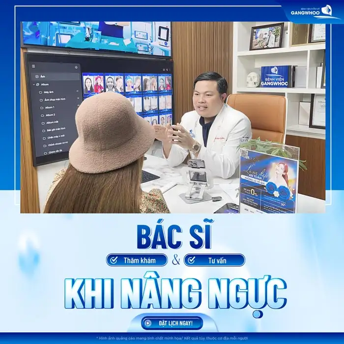 Quy trình phẫu thuật nâng ngực an toàn, chuẩn y khoa bao gồm mấy bước?