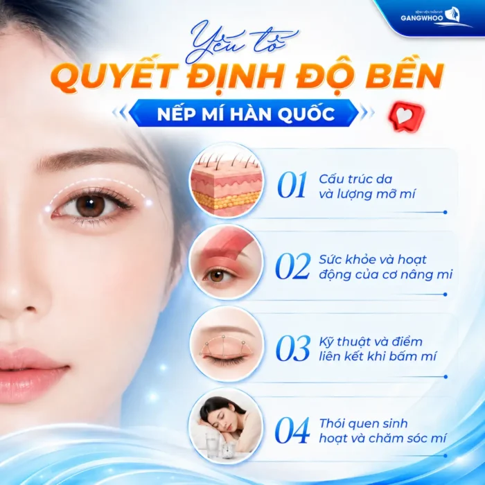 Bấm mí Hàn Quốc có vĩnh viễn? Những yếu tố quyết định đến độ bền