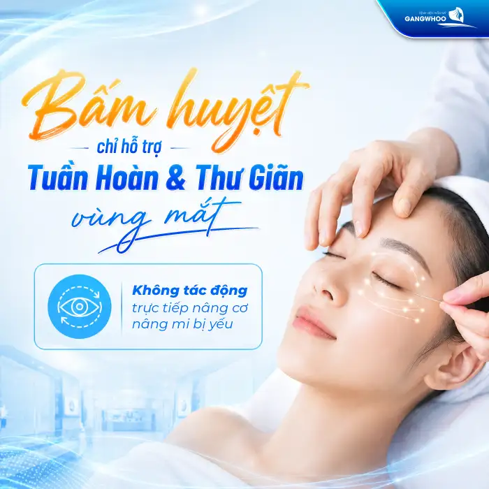 Bấm huyệt chữa sụp mí mắt có hiệu quả không? Thực hư ra sao