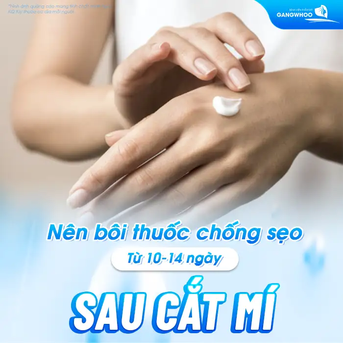 Nên bôi thuốc gì sau khi cắt mí mắt? Cần lưu ý những gì?