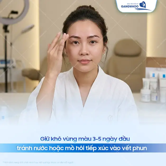 Tìm hiểu các bước phun lông mày chuẩn cơ bản hiện nay