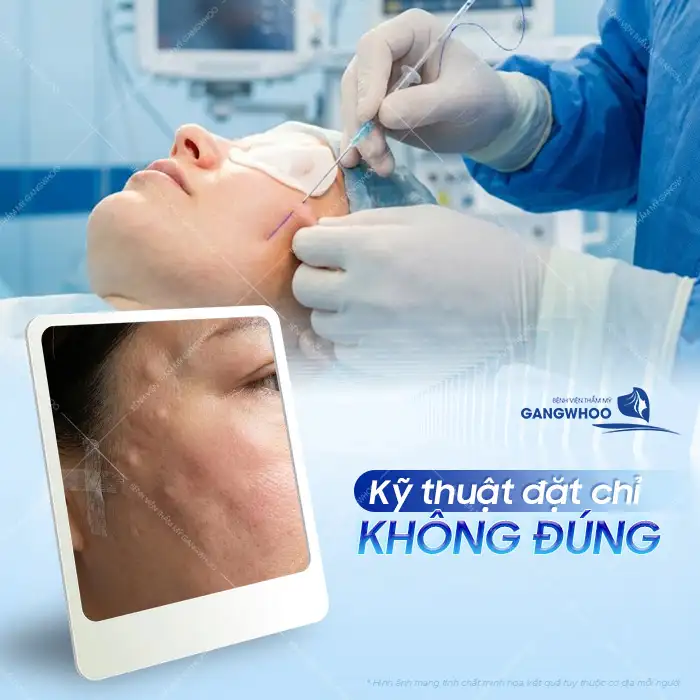 Nguyên nhân căng da mặt bằng chỉ bị lồi lõm và cách khắc phục hiệu quả