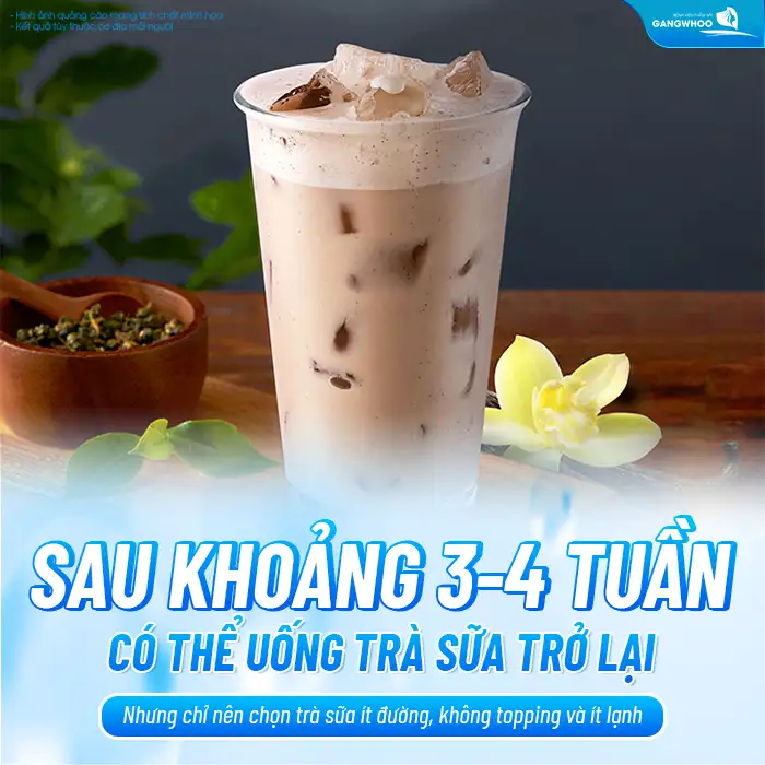Cắt mí có được uống trà sữa không? Bao lâu thì được uống trà sữa