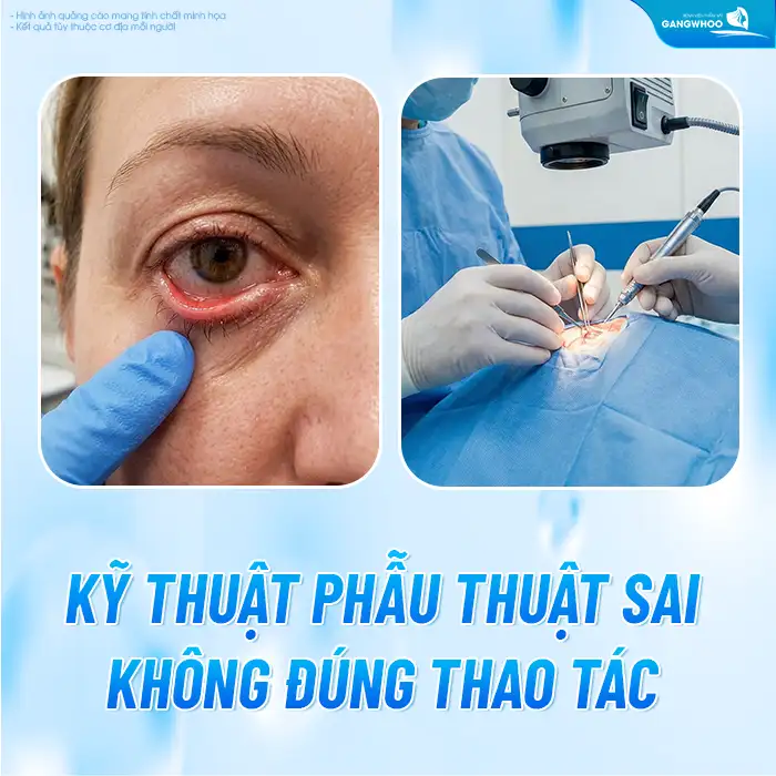 Cắt mí dưới bị lật phải xử lý ra sao? Cách khắc phục hiệu quả