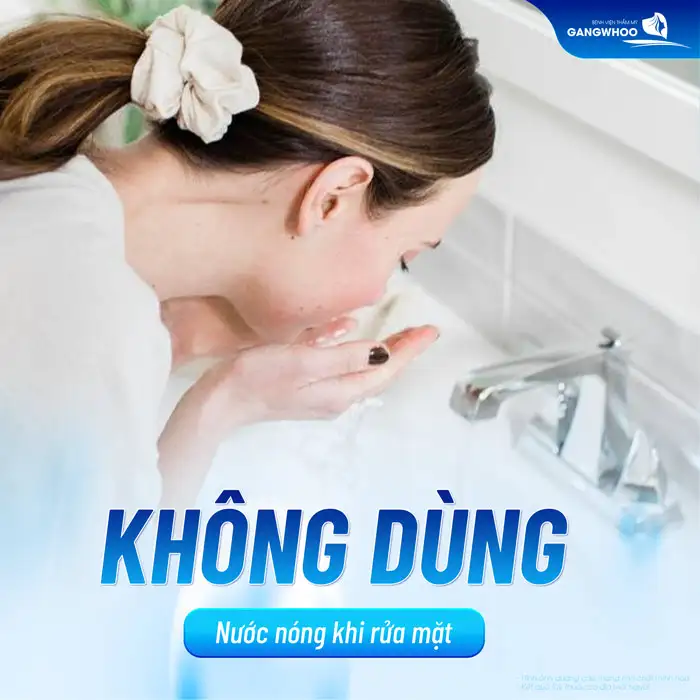 Cắt mí bao lâu thì được rửa mặt? Cách rửa mặt đúng cách sau cắt mí?