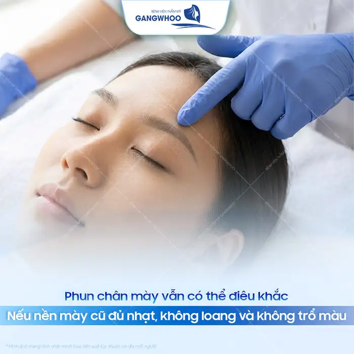 Chân mày phun rồi có điêu khắc được không? Bác sĩ giải đáp chi tiết