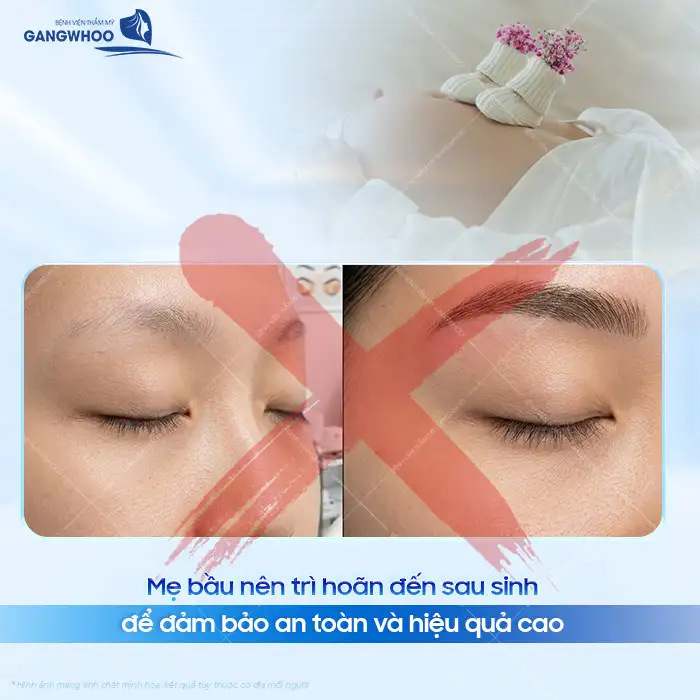Có nên phun lông mày khi mang thai không? Bác sĩ tư vấn chi tiết