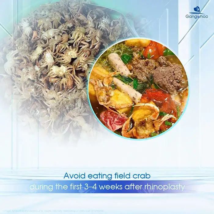 Nâng mũi ăn cua đồng được không? Có gây kích ứng gì không?