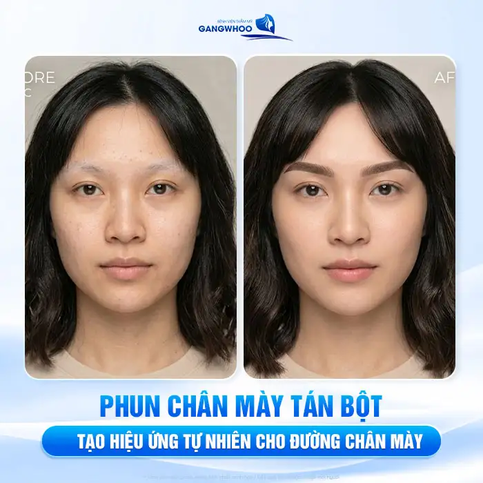 Giá phun mày tán bột bao nhiêu? Bảng giá phun mày mới nhất 2025