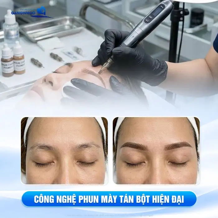Giá phun mày tán bột bao nhiêu? Bảng giá phun mày mới nhất 2025