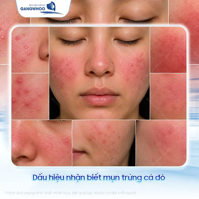 Mụn trứng cá đỏ và cách điều trị đúng cách tránh biến chứng
