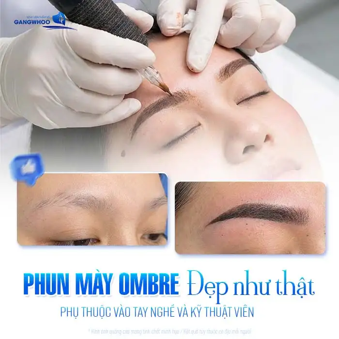 Ưu, nhược điểm của phun mày Ombre là gì? Có nên lựa chọn?