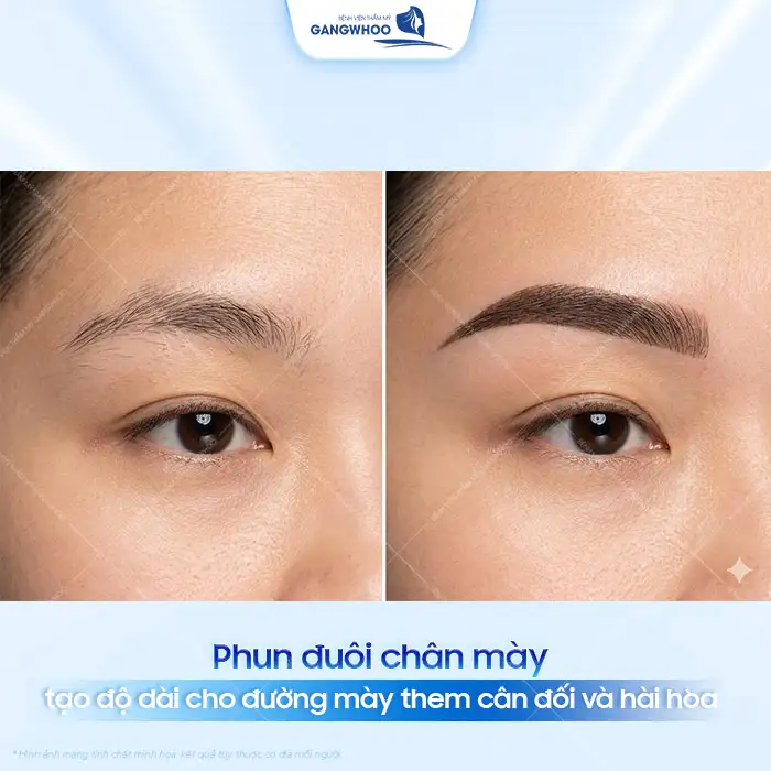 Phun đuôi chân mày là gì? Những ai phù hợp để phun đuôi chân mày