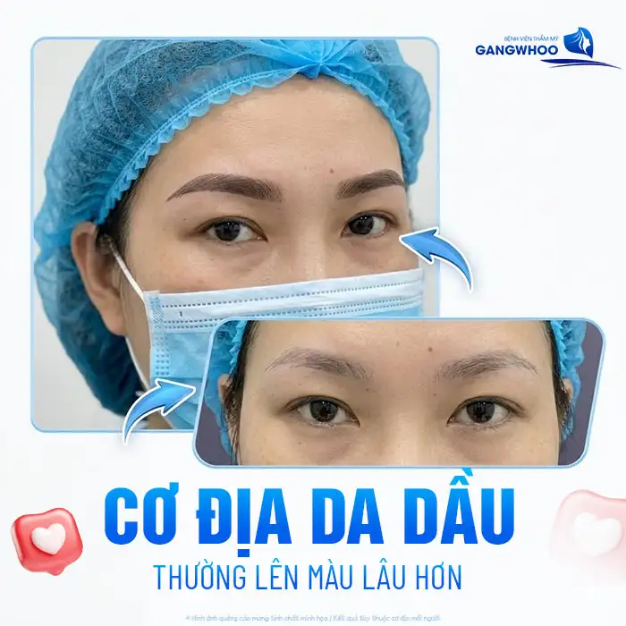 Phun lông mày bao lâu thì lên màu? Các giai đoạn hồi phục chuẩn