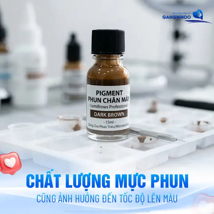 Phun lông mày bao lâu thì lên màu? Các giai đoạn hồi phục chuẩn