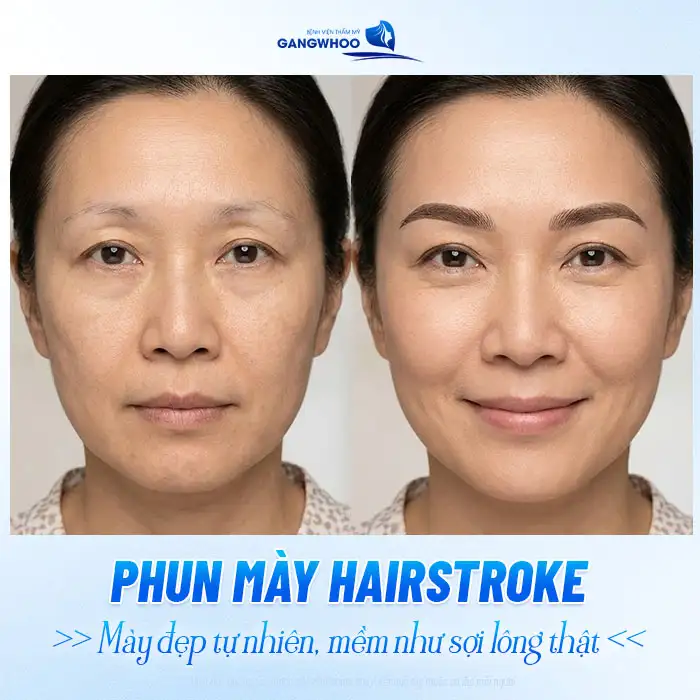 Phun mày Hairstroke là gì? So sánh với phun mày truyền thống có gì khác biệt