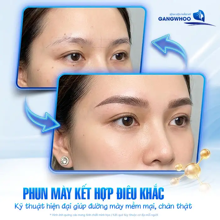 Phun mày kết hợp điêu khắc là gì? Ưu – nhược điểm và ai nên làm