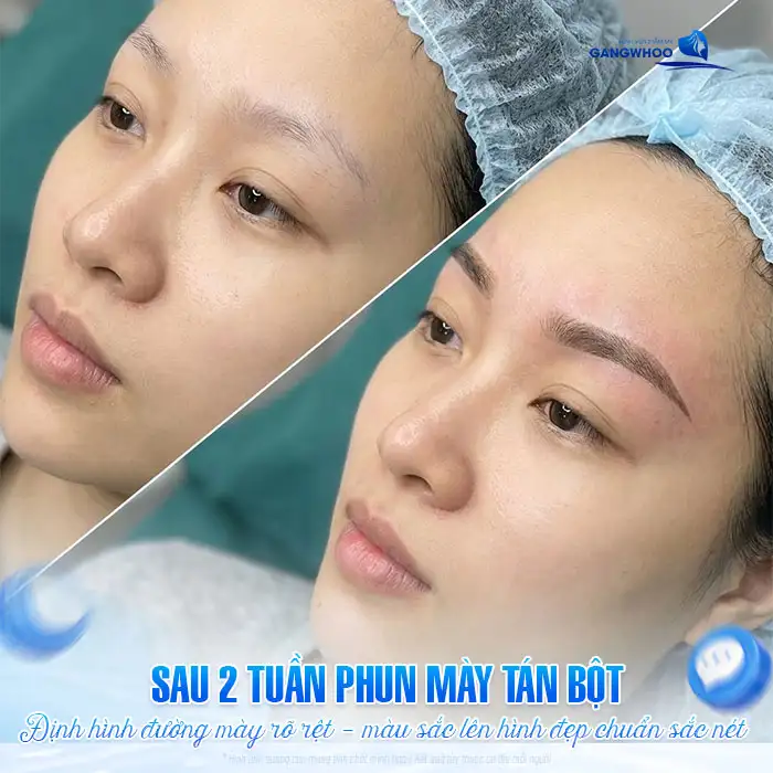 Phun tán bột lông mày bao lâu thì bong? Thời gian hồi phục ra sao?
