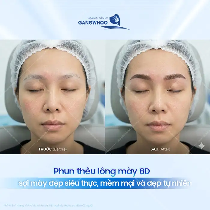 Phun thêu lông mày 8D là gì? Hiệu ứng có tự nhiên như sợi thật?