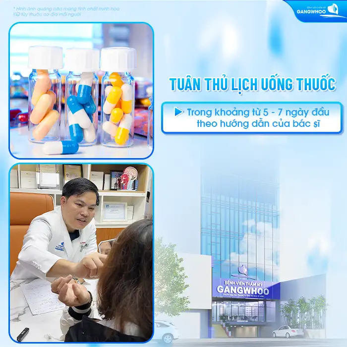 Sau khi cắt mí nên uống thuốc gì? Cần uống thuốc trong bao lâu?
