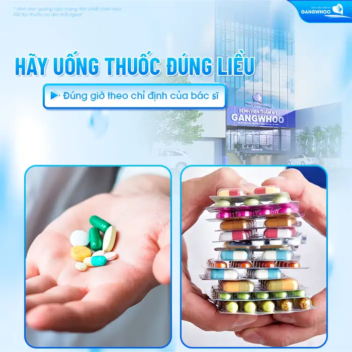 Sau khi cắt mí nên uống thuốc gì? Cần uống thuốc trong bao lâu?