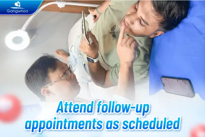 What is the proper standard of aftercare following S Line rhinoplasty?