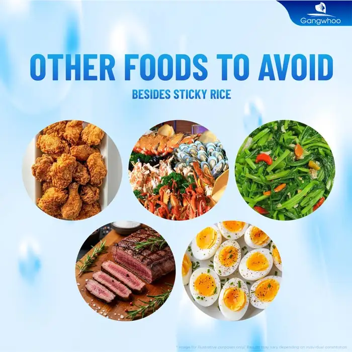 How long should sticky rice be avoided after double eyelid surgery? Why is it necessary to avoid sticky rice?