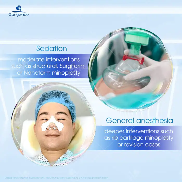 What is Sedation During Rhinoplasty? Should You Choose General Anesthesia or Sedation for Rhinoplasty?