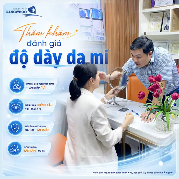 Quy trình bấm mí mắt chuẩn y khoa bao gồm mấy bước?