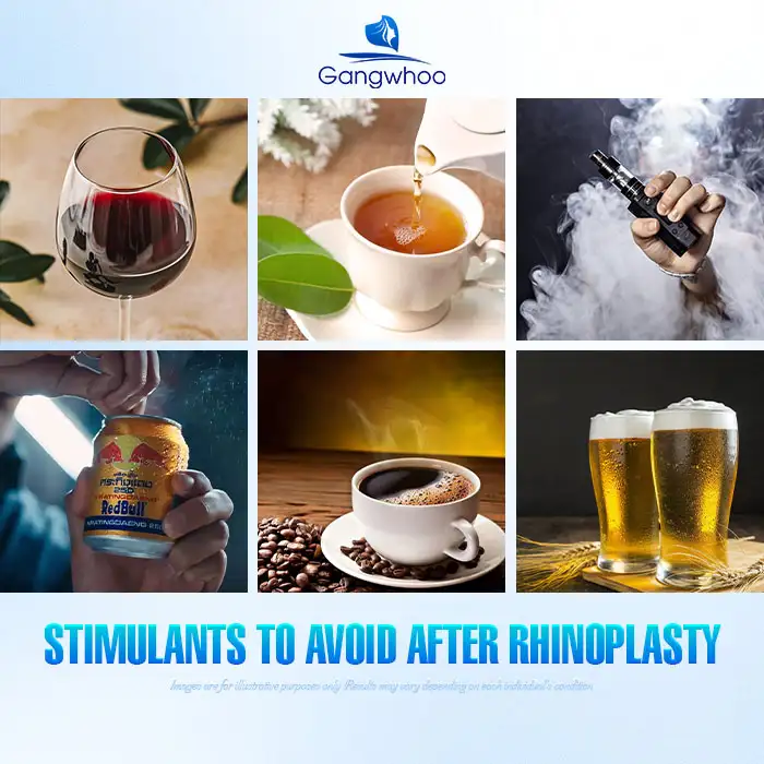 How long should you avoid stimulants after rhinoplasty? What should you keep in mind when using them?
