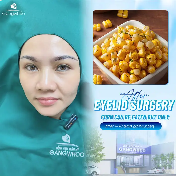 Can you eat corn after eyelid surgery? Important dietary notes when eating corn